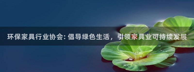 杏耀平台登录网站：环保家具行业协会: 倡导绿色生活，引领家具